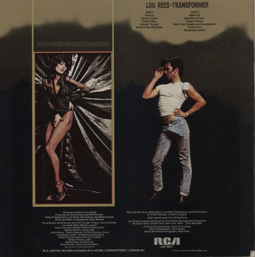 稀少UK初回マト誤記ラミネートTransformer Lou Reedレコード LOU REED / Transformer (LP) / RCA Victor | WAXPEND RECORDS
